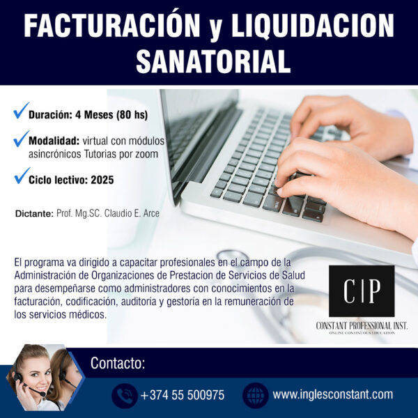 Facturación y Liquidación Sanatorial